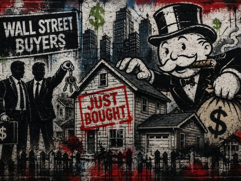 When Did Homes Stop Becoming Places To Live… And Start Becoming Wall Street Inventory?